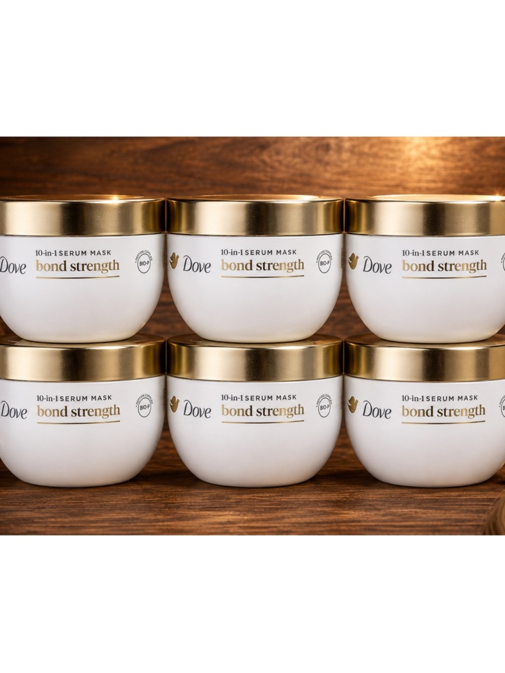 6 Pack Dove Bond Strength 10-in-1 Hair Mask Bundle